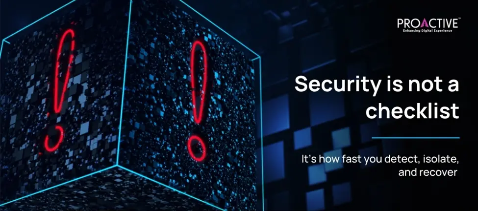 red exclamation mark in digital cube