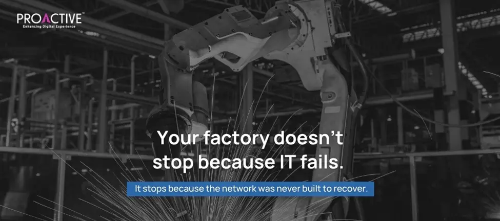 factory setup with machine