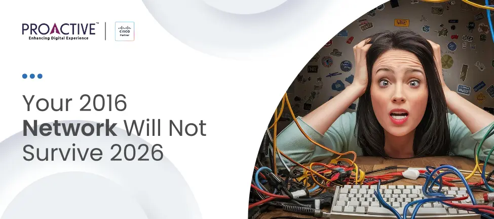 stressed IT professional surrounded by tangled cables