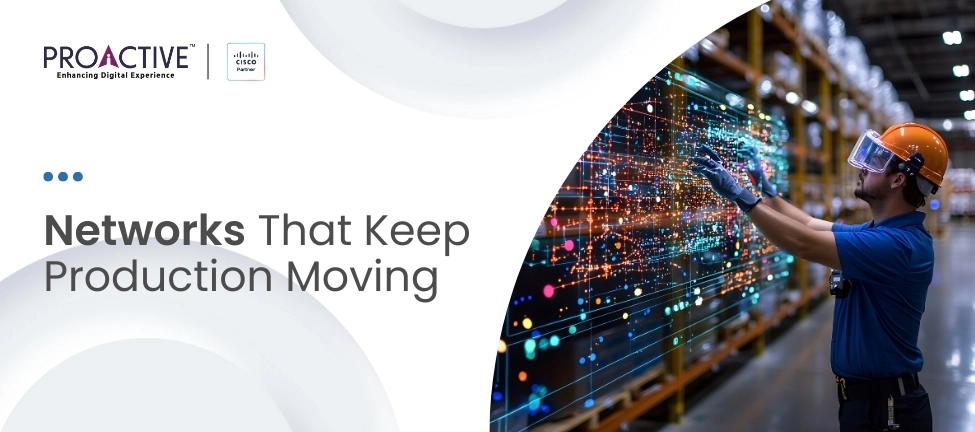 engineer monitoring digital factory network