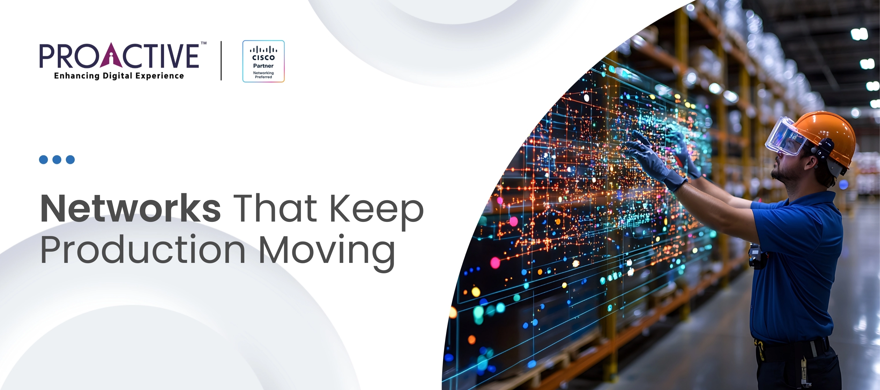 engineer monitoring digital factory network