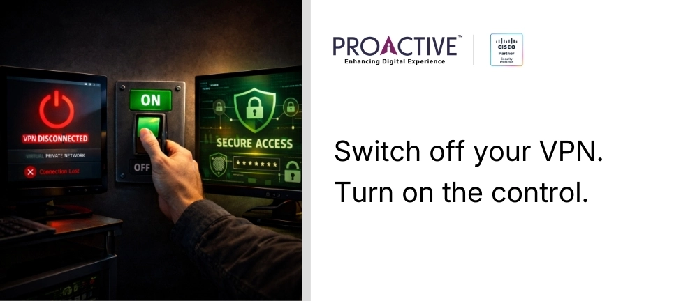 user turning on secure access switch