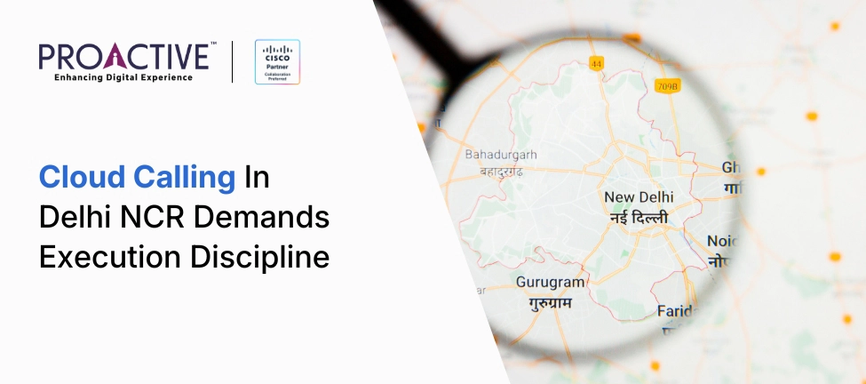 magnifying glass focusing on new delhi on geographic map