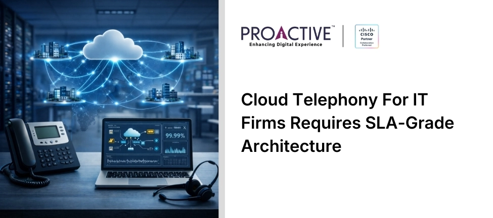cloud telephony network connecting multiple offices