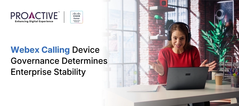 user on laptop in enterprise communication setup remotely