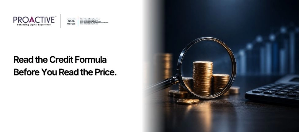 Magnifying glass over coins representing SLA pricing and cost analysis