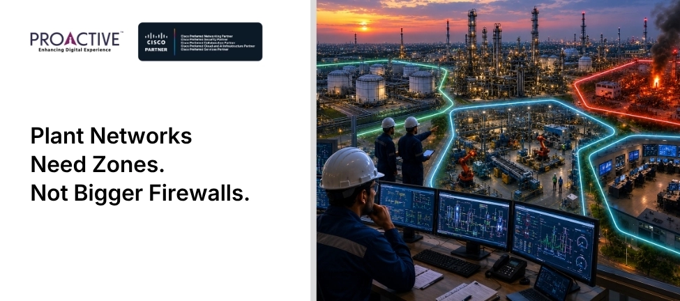 control room monitoring segmented plant network zones for security