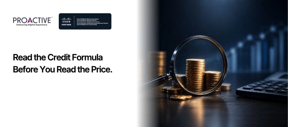 Magnifying glass over coins representing SLA pricing and cost analysis