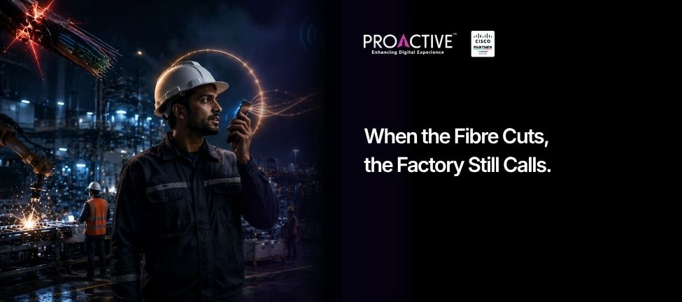Hybrid cloud calling for a manufacturing plant, with on-premises call control keeping floor phones working during an internet outage