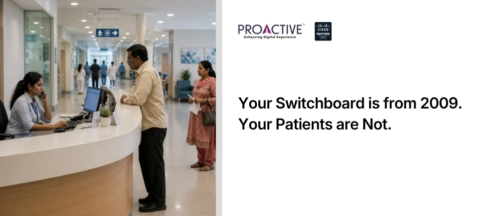 Cloud calling for hospitals connecting wards, labs, pharmacy, doctors on the move and patient lines on one network across India