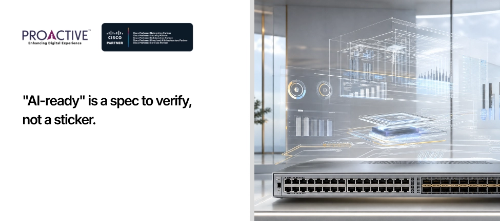 modern campus infrastructure and switch with AI analytics dashboard 