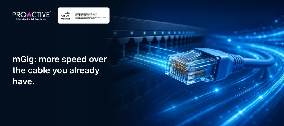 ethernet cable carrying high-speed network data