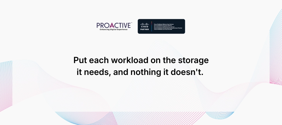 Enterprise storage solutions matched to workload requirements