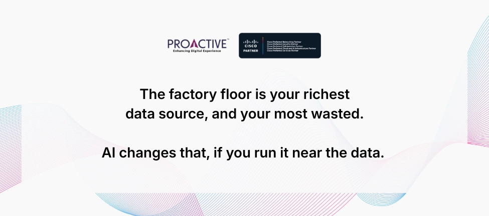 AI infrastructure for smart manufacturing factory floor