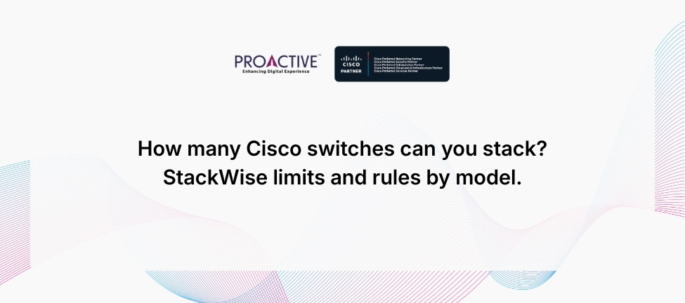 Cisco StackWise switches with stacking limits